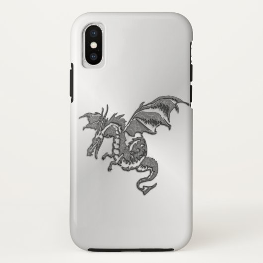 シルバー・ドラゴン Case-Mate iPhoneケース (裏面)