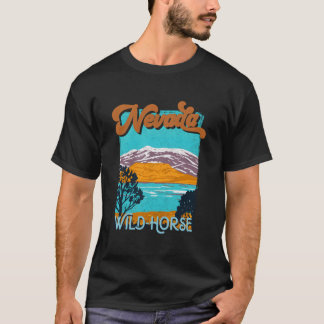 シルバー ネバダ州 ネバダ バケーション ワイルドホース ネバダ Tシャツ