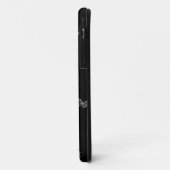 シルバー・バタフライ Case-Mate iPhoneケース (裏面/左)