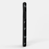シルバー・バタフライ Case-Mate iPhoneケース (裏面/右)