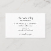 シルバー |バラ金ゴールド6パンチカスタマーロイヤリティカード 名刺 (裏面)