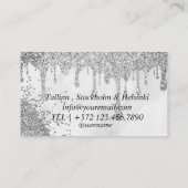 シルバー・バルーン結婚イベントのプランニング・ビジネスCa 名刺 (裏面)