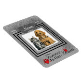 シルバー・パーソナル・キャット・またはドッグ・メモリアル – フォーエバー マグネット (右側)