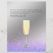 シルバー&パープルバルーンパーティーガールグランドオープニング チラシ (裏面)