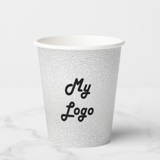 シルバー・ビジネス・カンパニーのロゴ 紙コップ (正面)