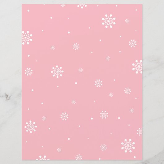 シルバー&ピンクウィンターワンダーランド赤ちゃんシャワーゲーム (裏面)