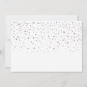 シルバー&ピンクバルーンSweet sixteen誕生日パーティー 招待状 (裏面)