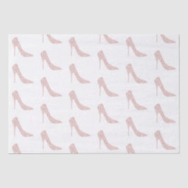 シルバー ピンク ダイヤモンド ハイヒール ブライダル シャワー 薄葉紙