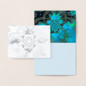 シルバー・フォイル・ノート・カード（封筒つき） 箔カード (ディスプレー)