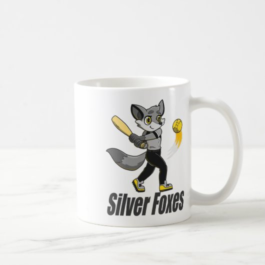 シルバー・フォックス 軟らか コーヒーマグカップ (右)