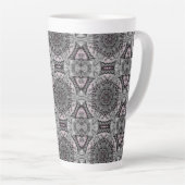 シルバー・フラクタル・ガーデン カフェラテマグ (右アングル)
