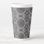 シルバー・フラクタル・ガーデン カフェラテマグ (正面)