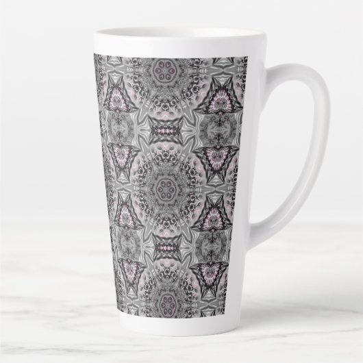 シルバー・フラクタル・ガーデン カフェラテマグ (右)