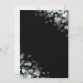 シルバー&ブラック40結婚周年記念 招待状 (裏面)