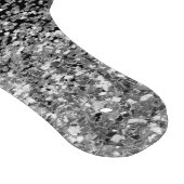 シルバー ブラック グリッター ガーリー モノグラム ネーム カッティングボード (角)