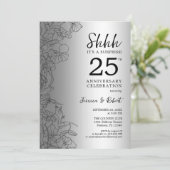 シルバー ブラック サプライズ 25周年記念 招待状 (スタンド正面)