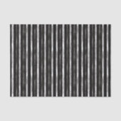 シルバー ブラック ストライプ ウェディング 薄葉紙 (正面)