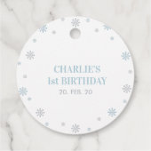 シルバー&ブルーウィンターワンダーランドパーティーありがとう フェイバータグ (裏面)