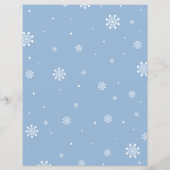 シルバー&ブルーウィンターワンダーランド赤ちゃんシャワーゲーム (裏面)