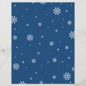 シルバー&ブルーウィンターワンダーランド赤ちゃんシャワーゲーム (裏面)