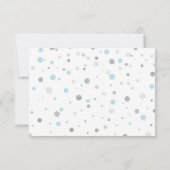 シルバー、ブルーブックスベビー、ブックリクエストカード サンキューカード (裏面)