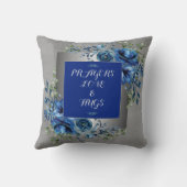 シルバー&ブルーペタル交響曲 クッション (裏面)