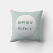 シルバー/ブルー ベスト アント クッション (裏面)