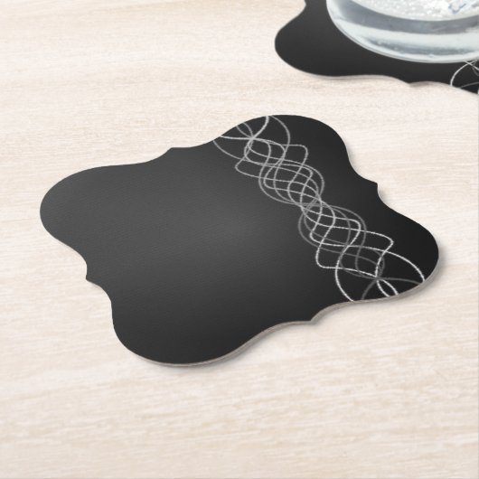 シルバー ペーパーコースター (アングル)