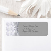 シルバー、ホワイトスター、雪結婚片 ラベル (インサイチュ)