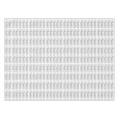 シルバー ホワイト チェアーズ セレブレーション テーブルクロス (正面(横))