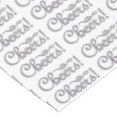 シルバー ホワイト チェアーズ セレブレーション テーブルクロス (アングル)