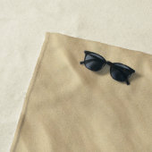 シルバー・マーメイド・イン・ザ・サンド ビーチタオル (インサイチュ)