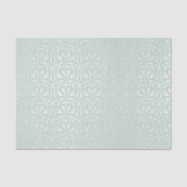 シルバー，ミント，ダマスク，ビクトリアン,ヴィンテージ,エレガントシック 薄葉紙