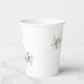 シルバー ユーカリ グリーン ボヘミア ドリーミー 紙コップ (右)