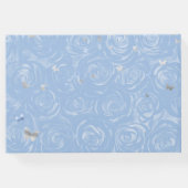 シルバー ライト ベイビー ブルー ローズ フォト キンセアニエラ ゲストブック (裏面)