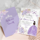 シルバー ライラック パープル ボヘミアンチック バタフライ キンセアニエラ 招待状