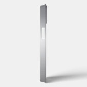 シルバー 偽 グリッター グラム ブリング パーソナライズ メタル Case-Mate iPhoneケース (裏面 / 右)