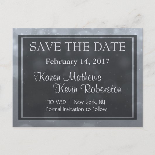 シルバー《写真》ぼけ味灯 案内ポストカード (正面)