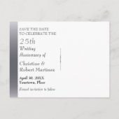 シルバー《写真》ぼけ味25周年を記念して保存 案内ポストカード (裏面)