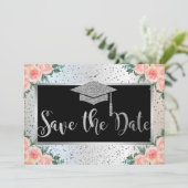 シルバー 卒業帽,花と紙吹雪 セーブザデート (スタンド正面)