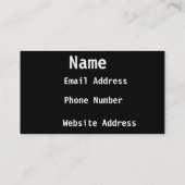 シルバー 名刺 (裏面)