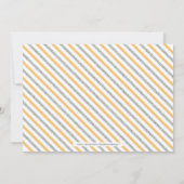 シルバー |女の子、モダンタイポグラフィ赤ちゃんシャワー 招待状 (裏面)