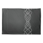 シルバー 枕カバー (裏面-左)