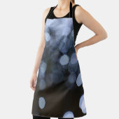 シルバー、白い《写真》ぼけ味の夜の背景。 エプロン (インサイチュ)