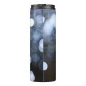 シルバー、白い《写真》ぼけ味の夜の背景。 タンブラー (裏面)