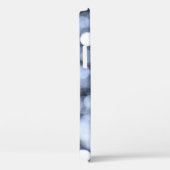 シルバー、白い《写真》ぼけ味の夜の背景。 Case-Mate iPhoneケース (裏面 / 右)