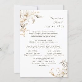 シルバー&金ゴールドキンセアニラ招待状インスペインの 招待状