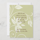 シルバー&金ゴールドブライダルシャワーの招待 招待状 (正面)