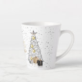 シルバー&金ゴールドメリークリスマス カフェラテマグ (右)