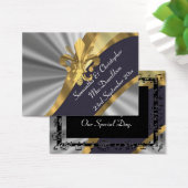 シルバー、金ゴールド結婚式の引き出物感謝していユーラベル (デスク)